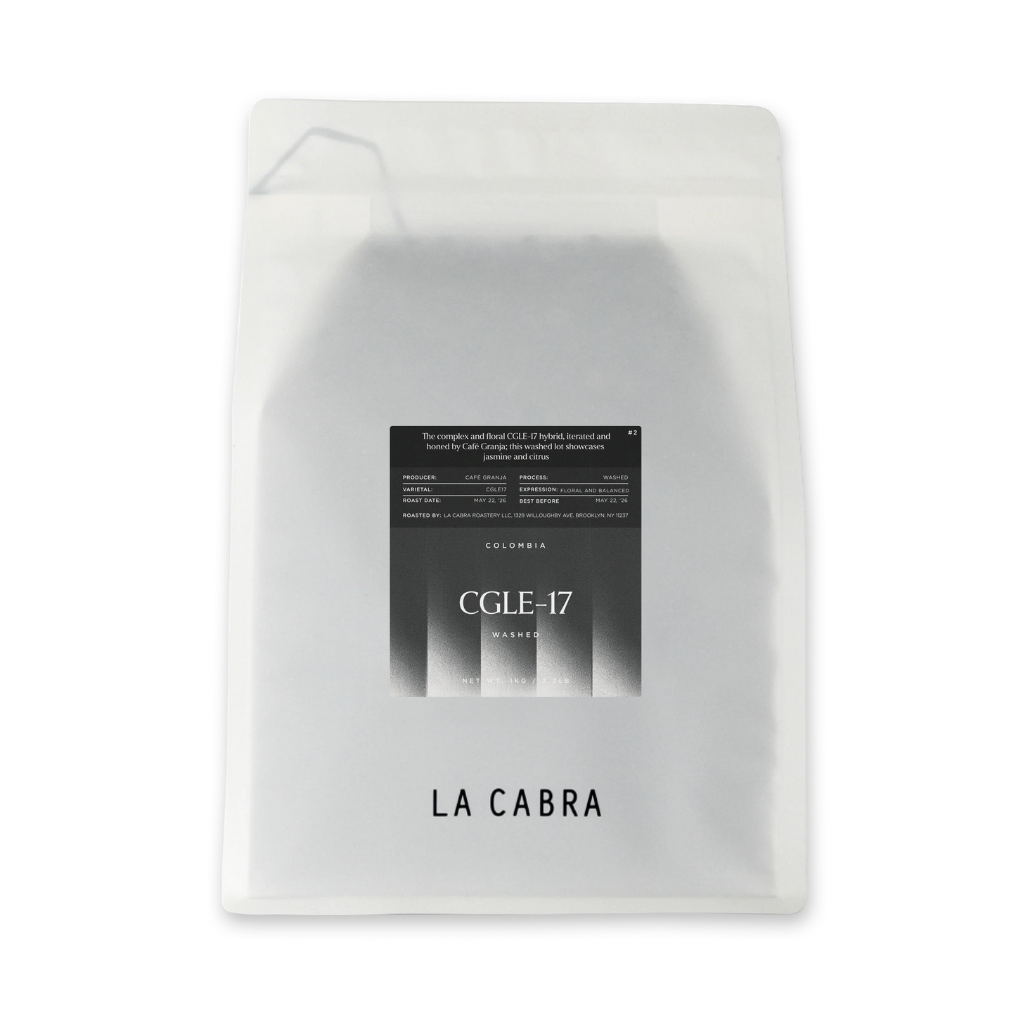 CGLE 17 Washed La Cabra Rare Coffee Bag 1kg