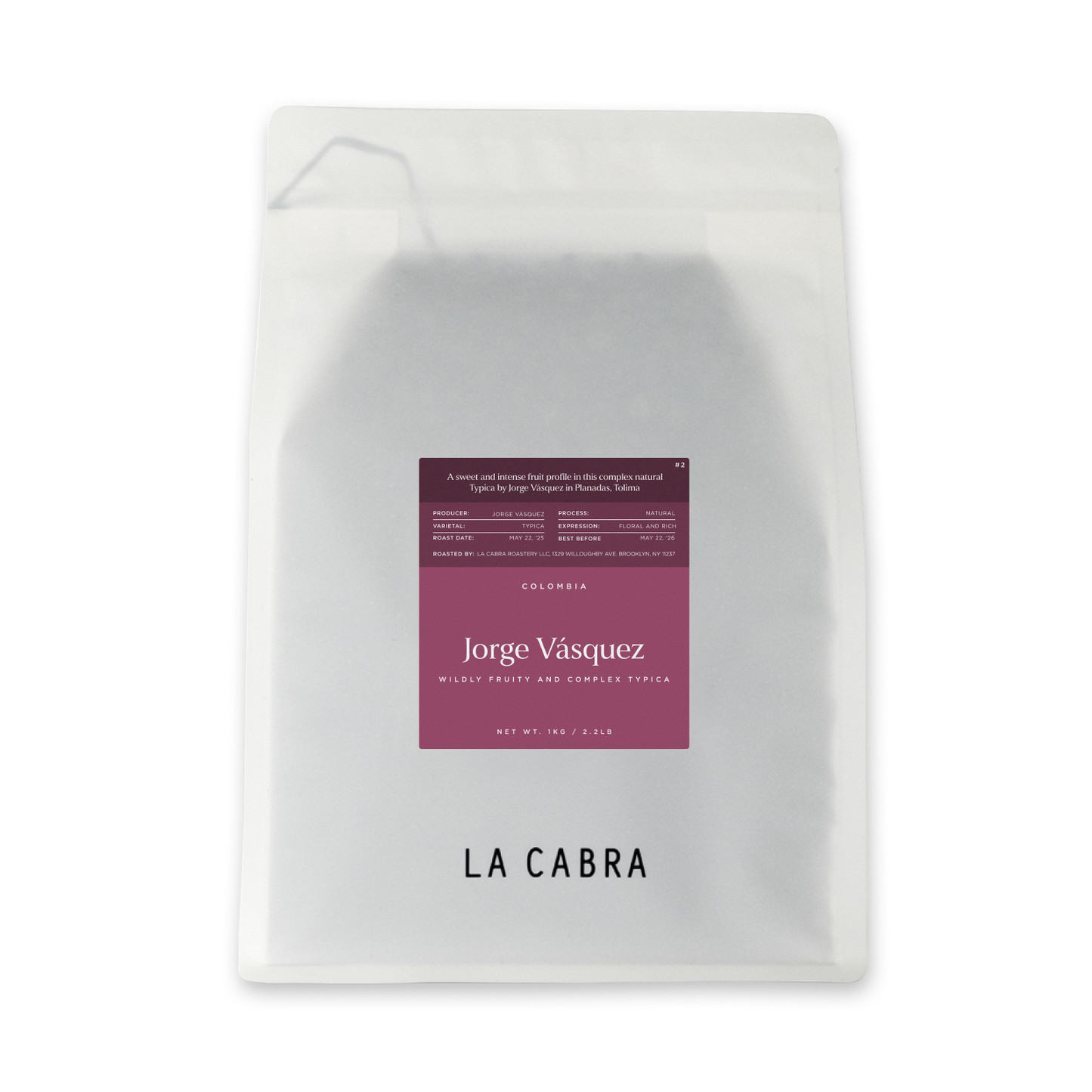 Jorge Vásquez La Cabra Coffee Bag 1kg