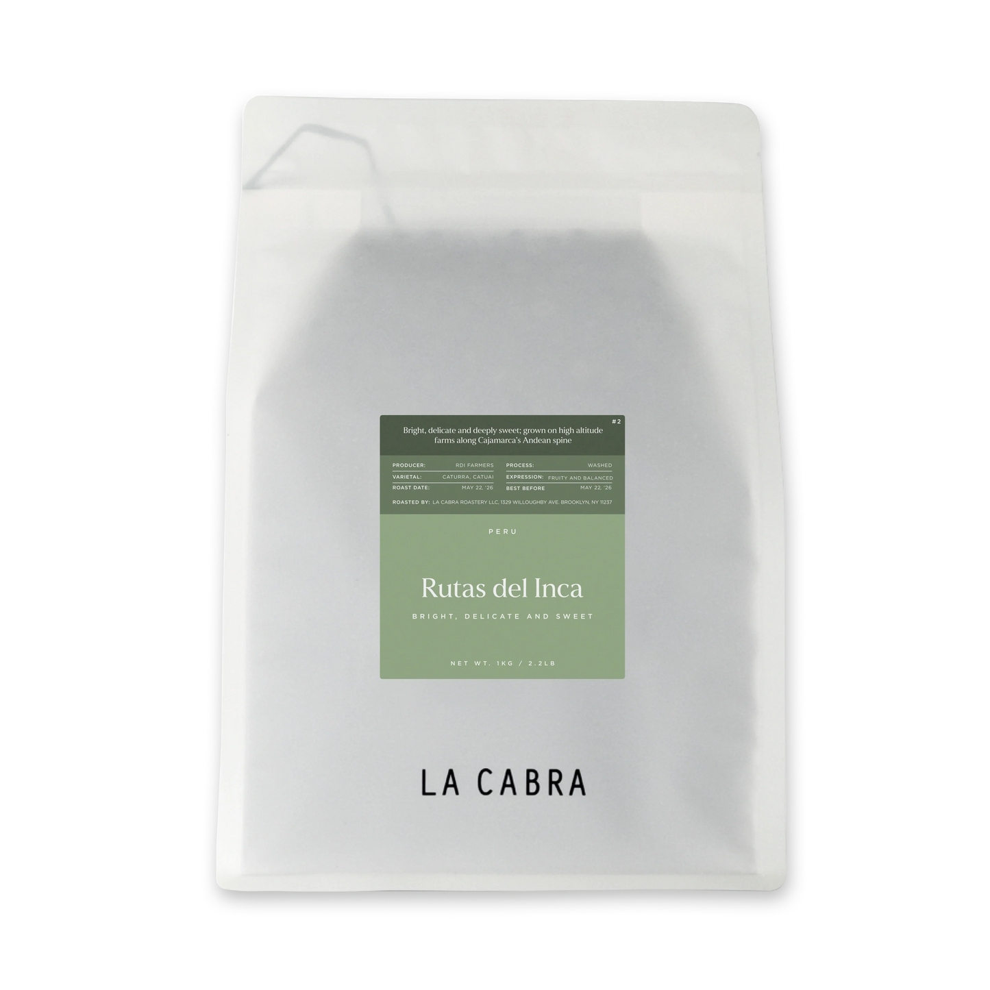 Rutas del Inca La Cabra Coffee bag 1kg