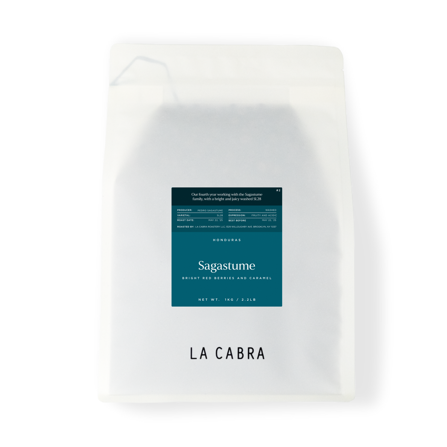 Sagastume Washed SL28 1000g coffee La Cabra