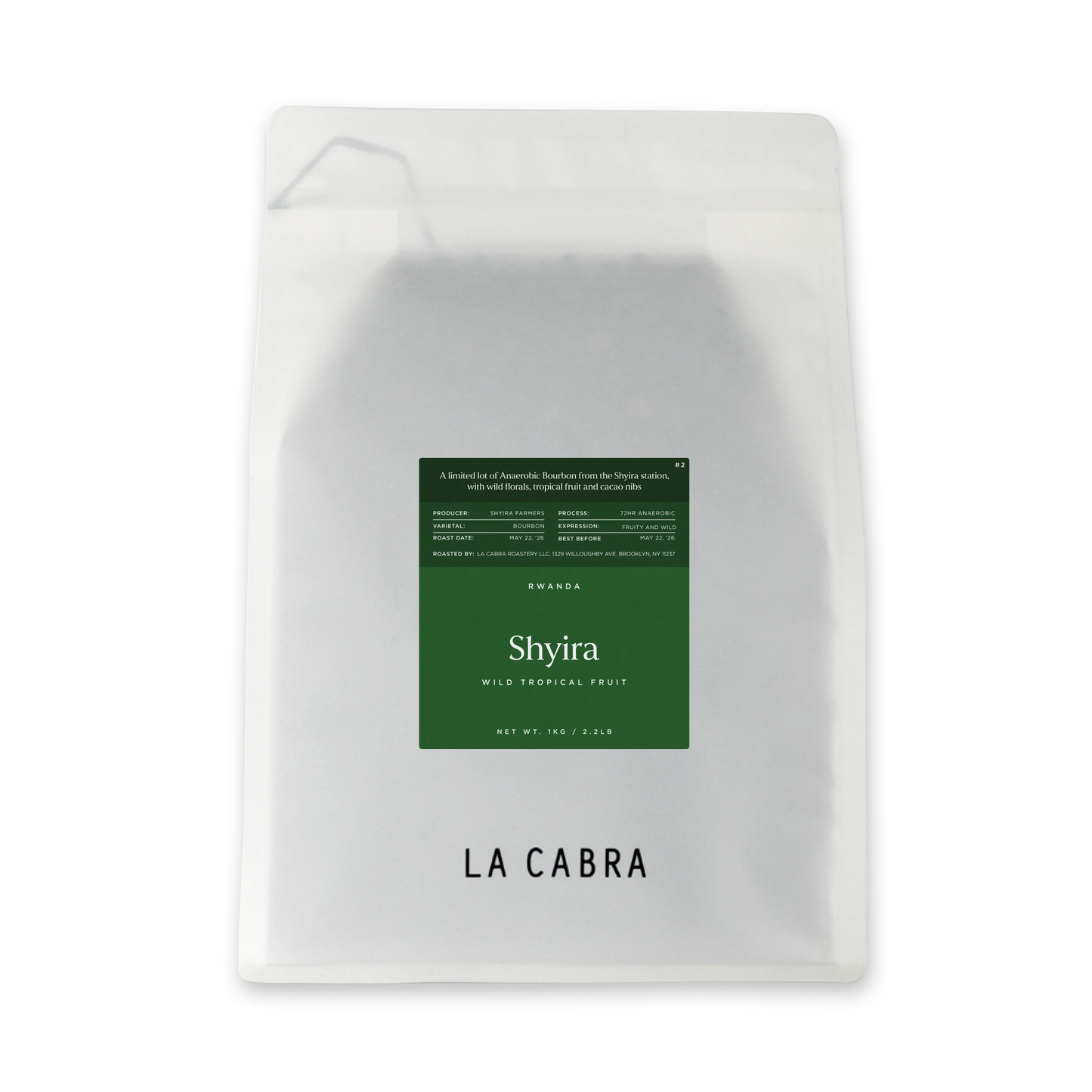 Shyira Anaerobic 72h La Cabra Coffee bag 1kg