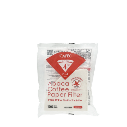 Cafec ABACA Filter Paper 4 cups