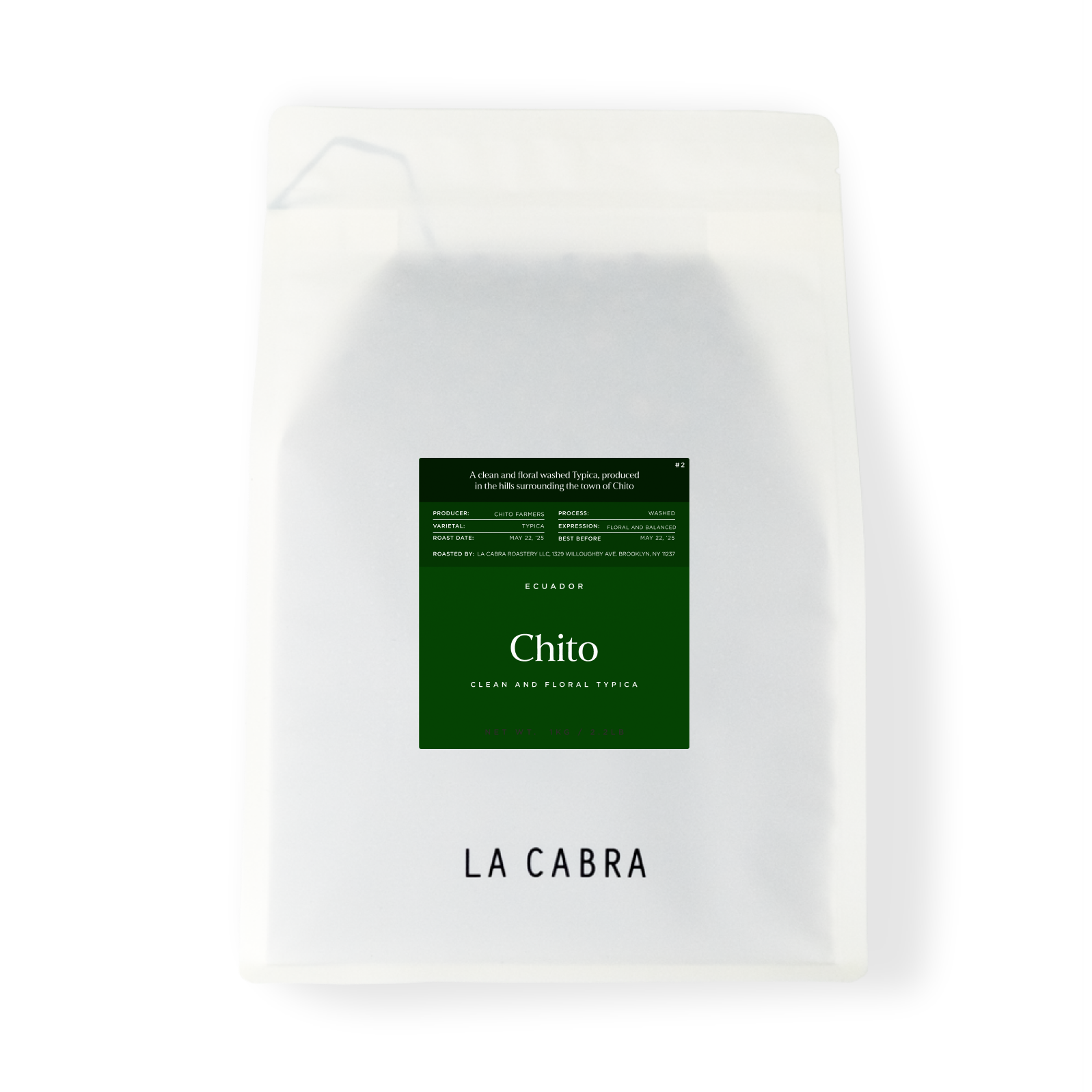 Chito Washed Typica La Cabra Coffee Bag 1kg