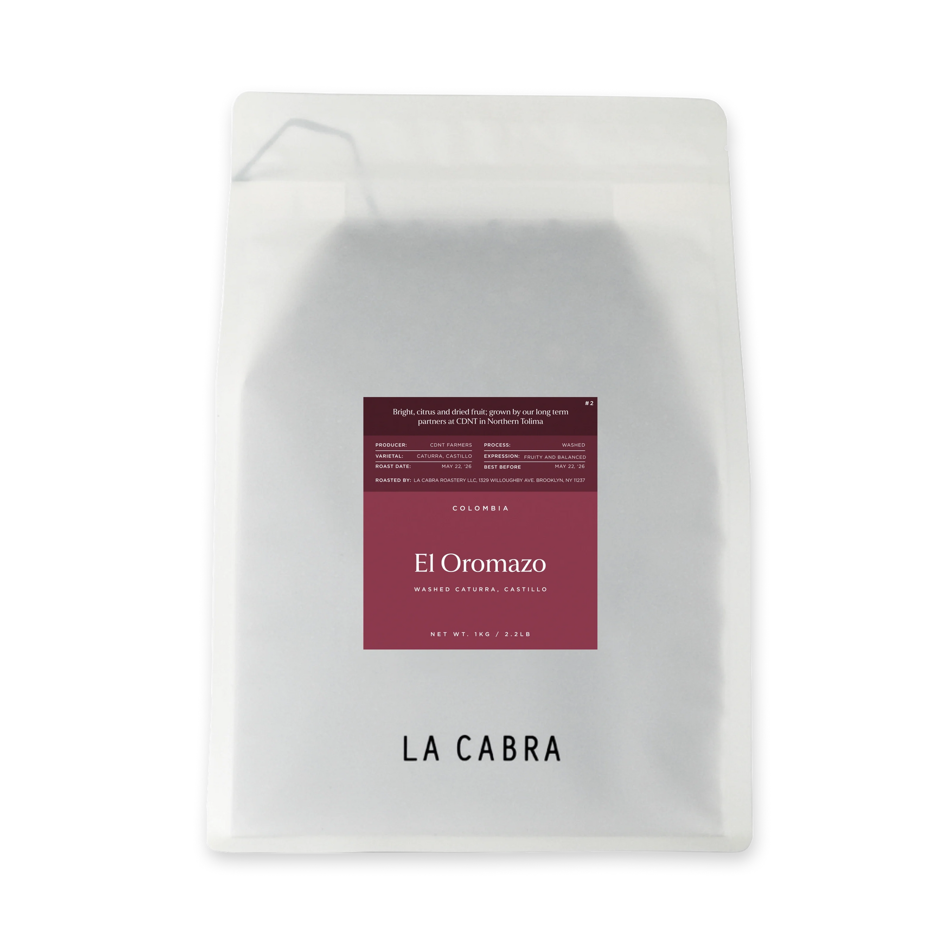 El Oromazo 1kg Coffee La Cabra