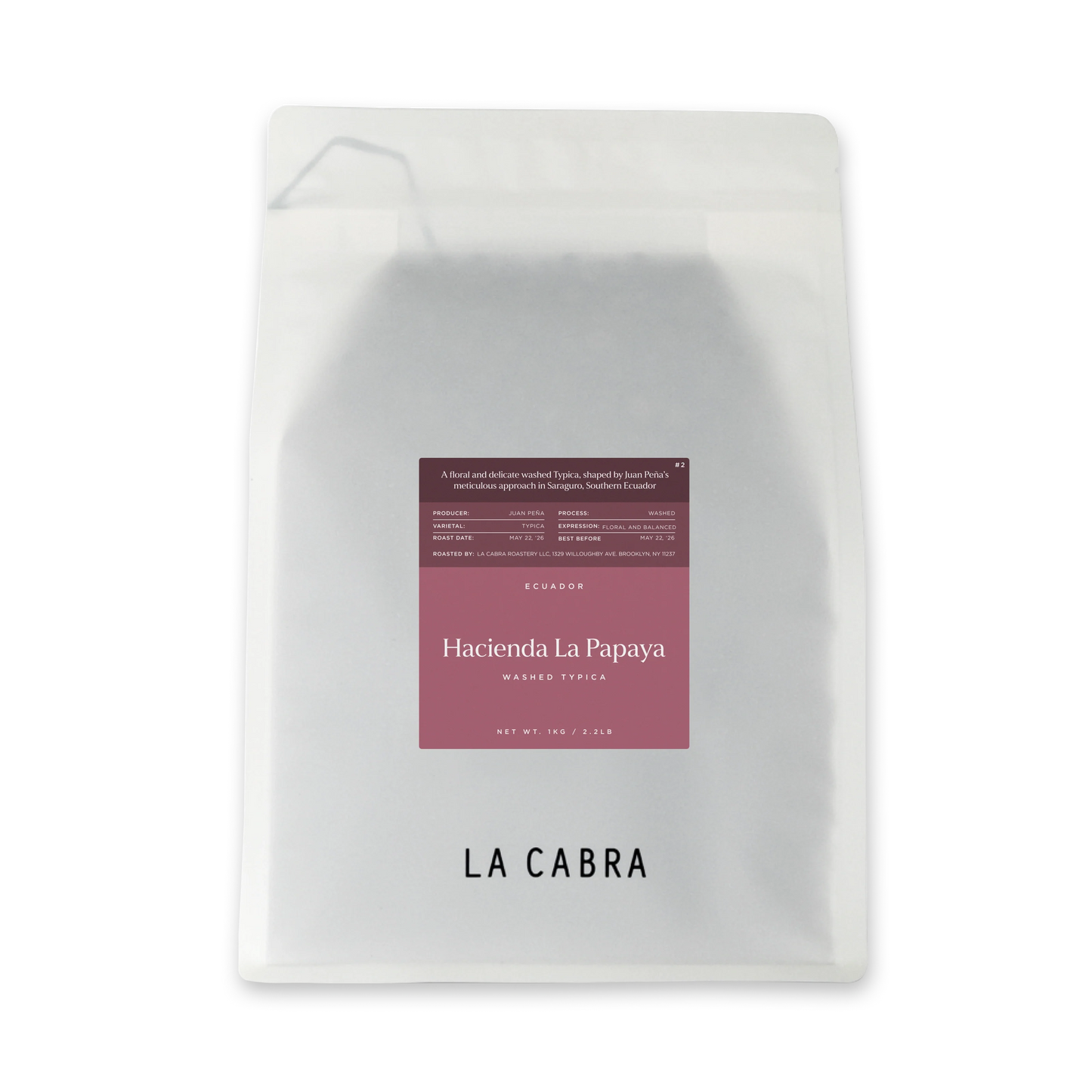 Hacienda La Papaya Washed Typica La Cabra Coffee Bag 1kg