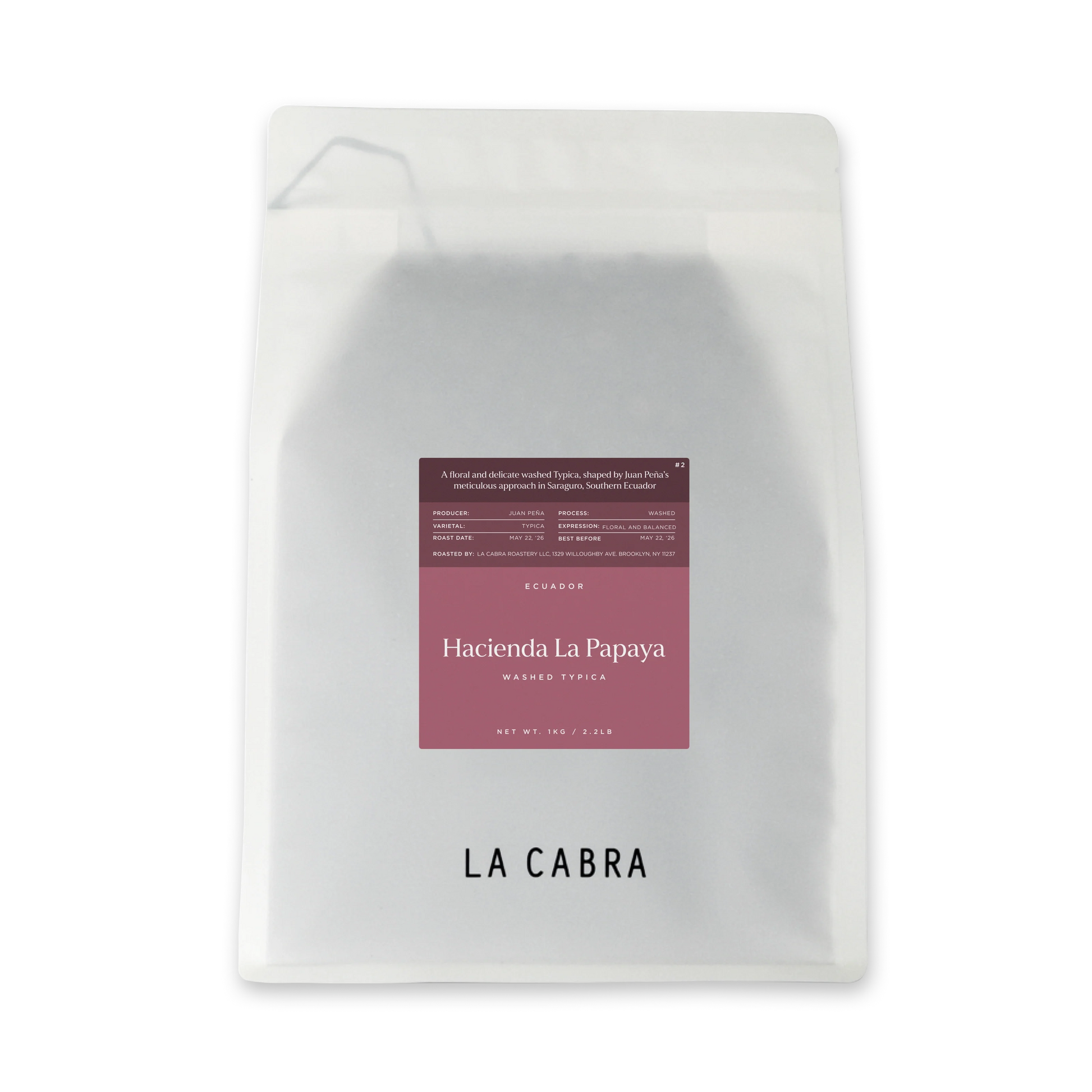 Hacienda La Papaya Washed Typica La Cabra Coffee Bag 1kg