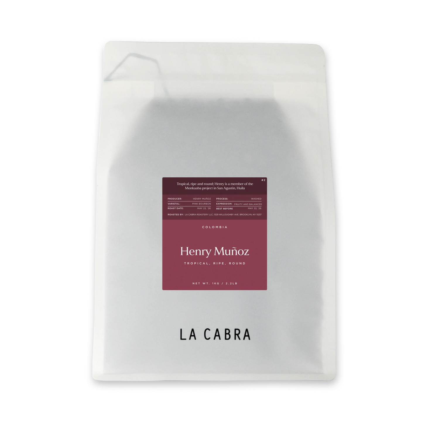 Henry Muñoz La Cabra Highlight coffee bag 1kg