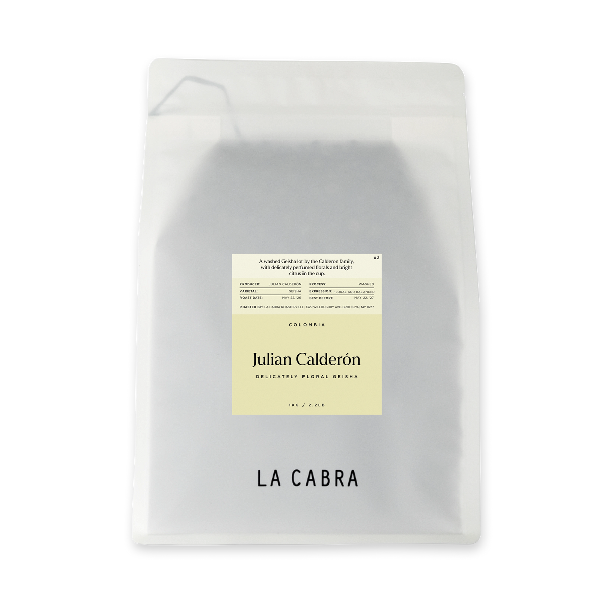 Julian Calderón Geisha La Cabra Highlight Coffee Bag 1kg