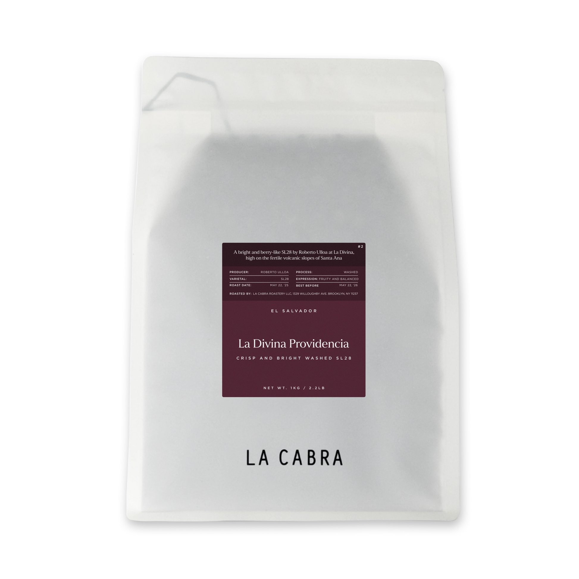 La Divina Washed SL28 La Cabra Coffee Bag 1kg