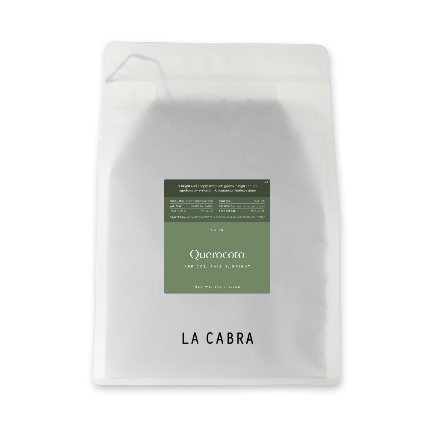 Querocoto La Cabra Seasonal Coffee Bag 1kg