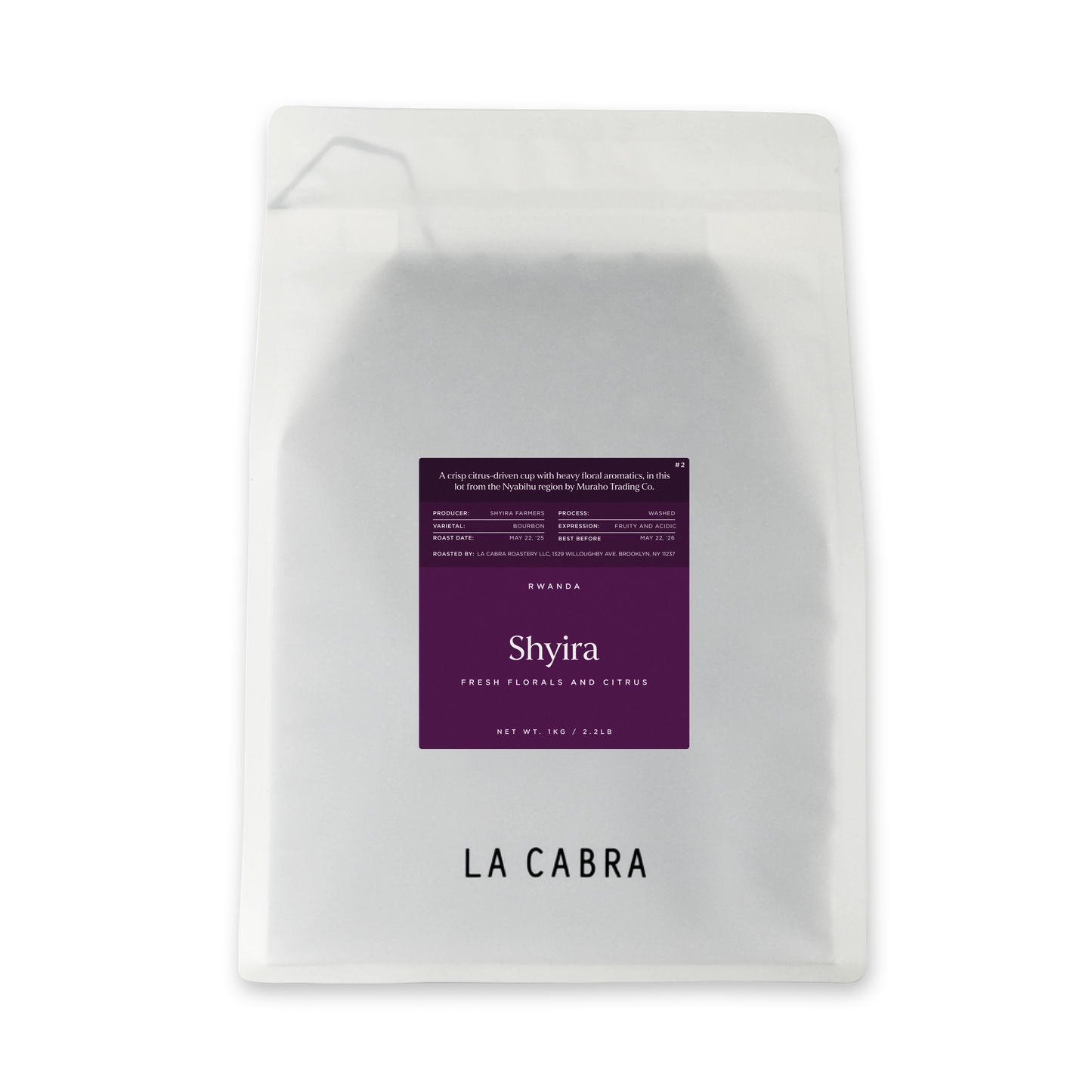 Shyira Washed La Cabra Coffee Bag 1kg