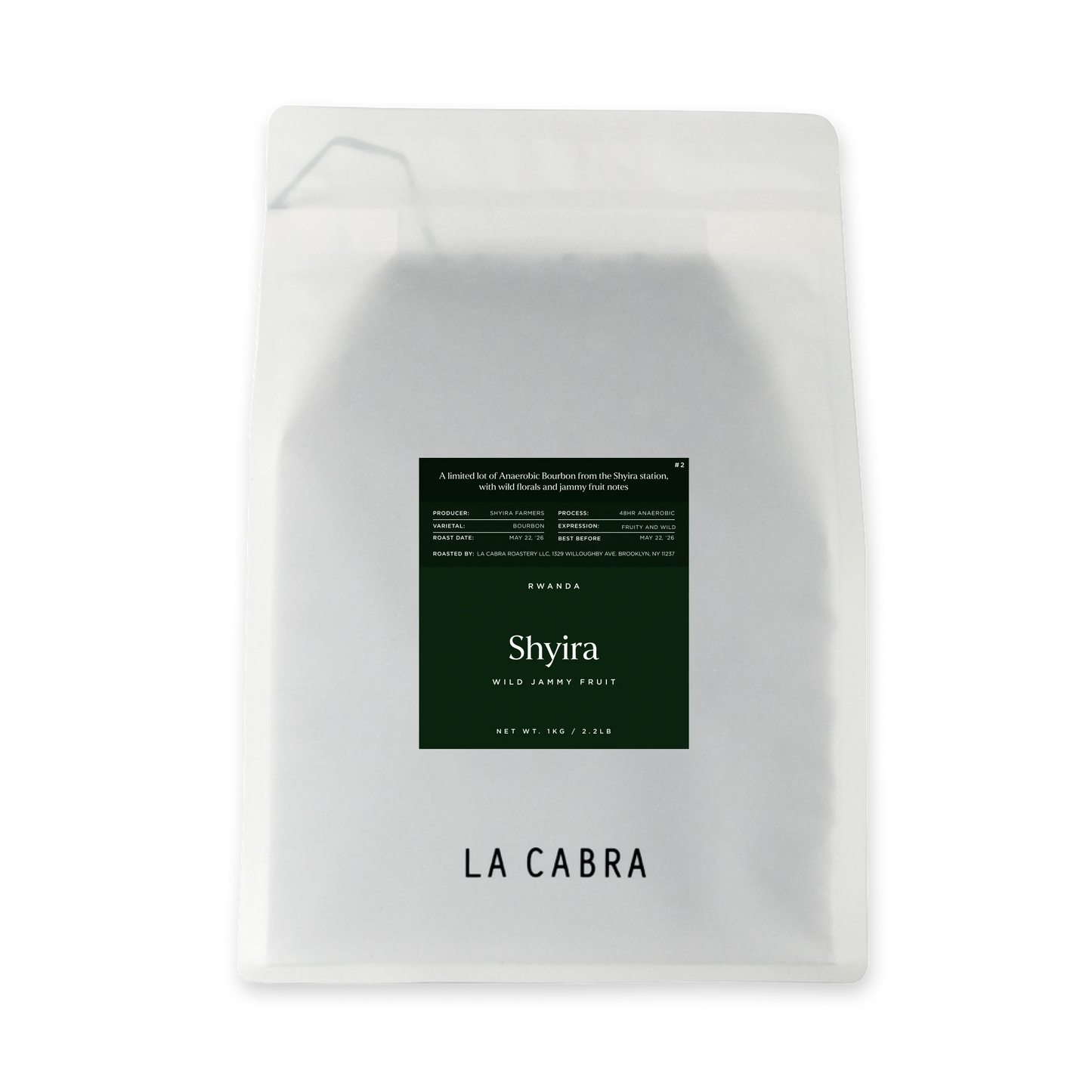Shyria 1kg Anaerobic 48h Coffee La Cabra