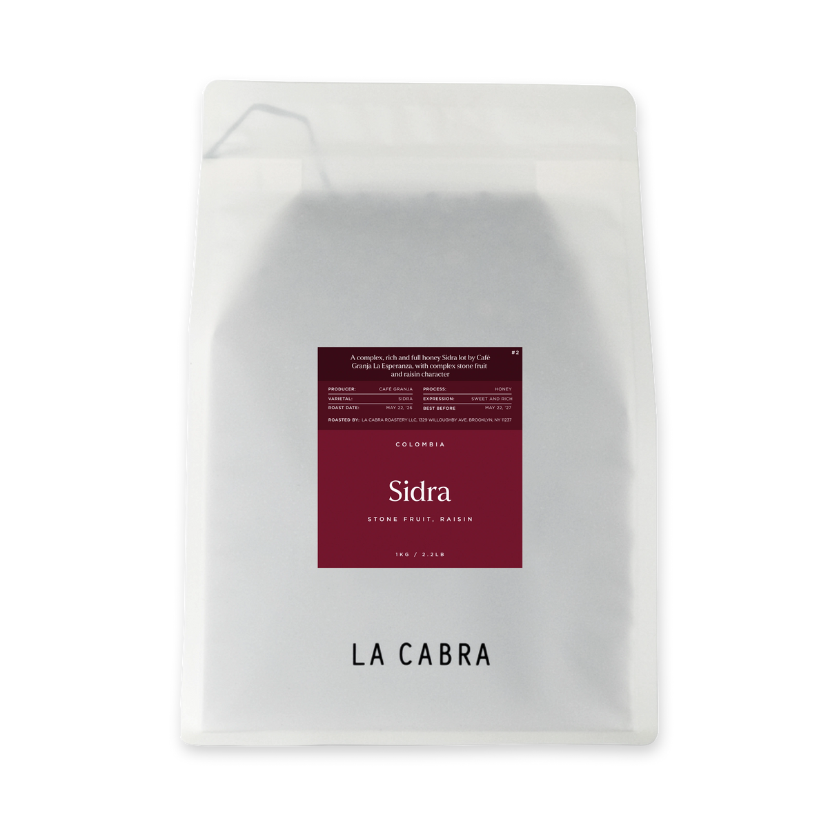 Sidra La Cabra Highlight Coffee Bag 1kg