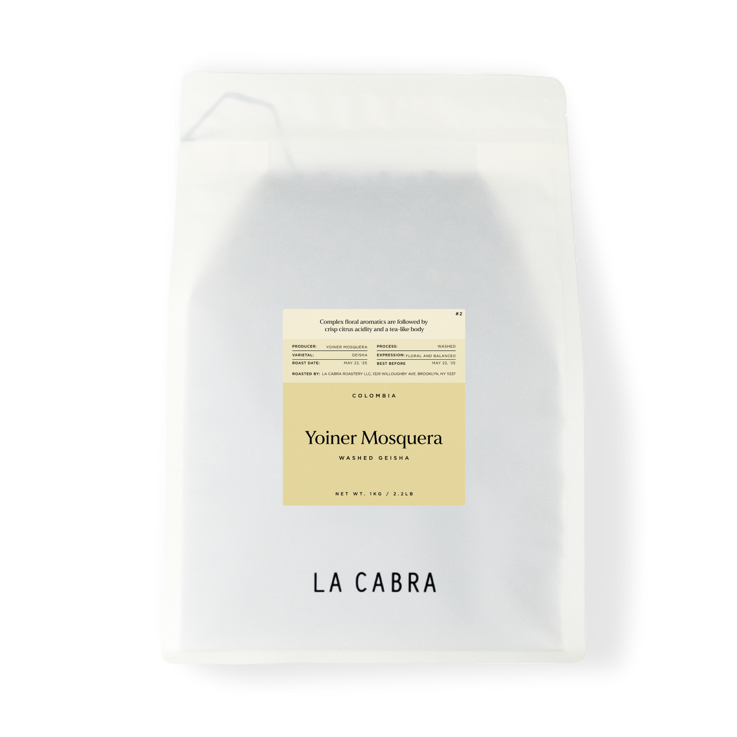 Yoiner Mosquera Geisha La Cabra Coffee Bag 1kg